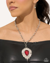 Load image into Gallery viewer, Sunburst State - Red Necklace (LOP-0926)
