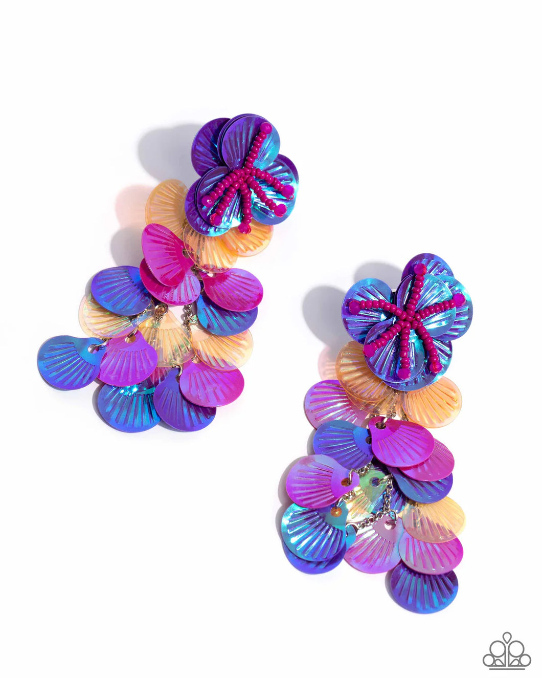 Under the Waves - Purple Post Earring (LOP-0724)