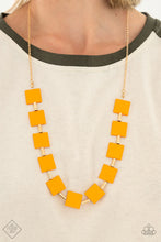 Load image into Gallery viewer, Hello Material Girl - Yellow Necklace
