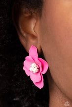 Load image into Gallery viewer, Jovial Jasmine - Pink Post Earring
