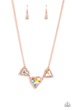 Load image into Gallery viewer, State of the HEART - Copper (Iridescent Heart) Necklace

