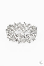 Load image into Gallery viewer, Feathered Finesse - White (Gems) Bracelet
