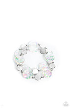 Load image into Gallery viewer, Discus Throw - White (Iridescent) Bracelet
