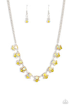 Load image into Gallery viewer, Tabloid Treasure - Yellow (Iridescent) Necklace
