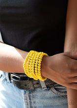 Load image into Gallery viewer, Diving In Maldives Yellow Bracelet
