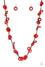 Load image into Gallery viewer, Waikiki Winds Red Wood Necklace freeshipping - JewLz4u Gemstone Gallery
