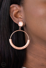 Load image into Gallery viewer, Rustic Horizons Copper Clip-On Earring freeshipping - JewLz4u Gemstone Gallery
