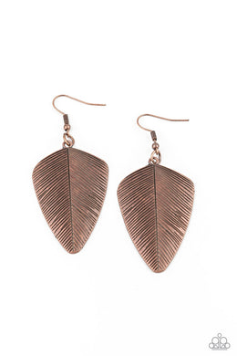 One Of The Flock Copper Earring freeshipping - JewLz4u Gemstone Gallery