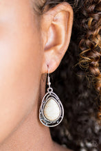 Load image into Gallery viewer, Abstract Anthropology White Earring freeshipping - JewLz4u Gemstone Gallery
