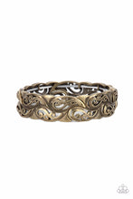 Load image into Gallery viewer, Paisley Portico - Brass Bracelet
