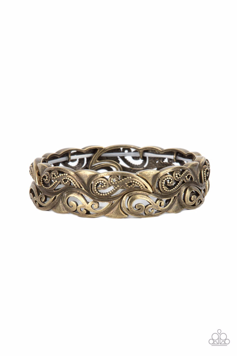 Paisley Portico - Brass Bracelet