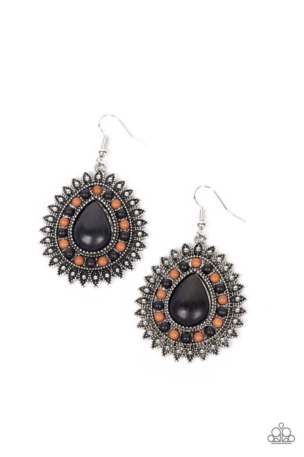 Sagebrush Sabbatical - Black Earring