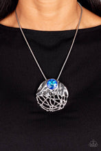 Load image into Gallery viewer, Lush Lattice - Blue Necklace
