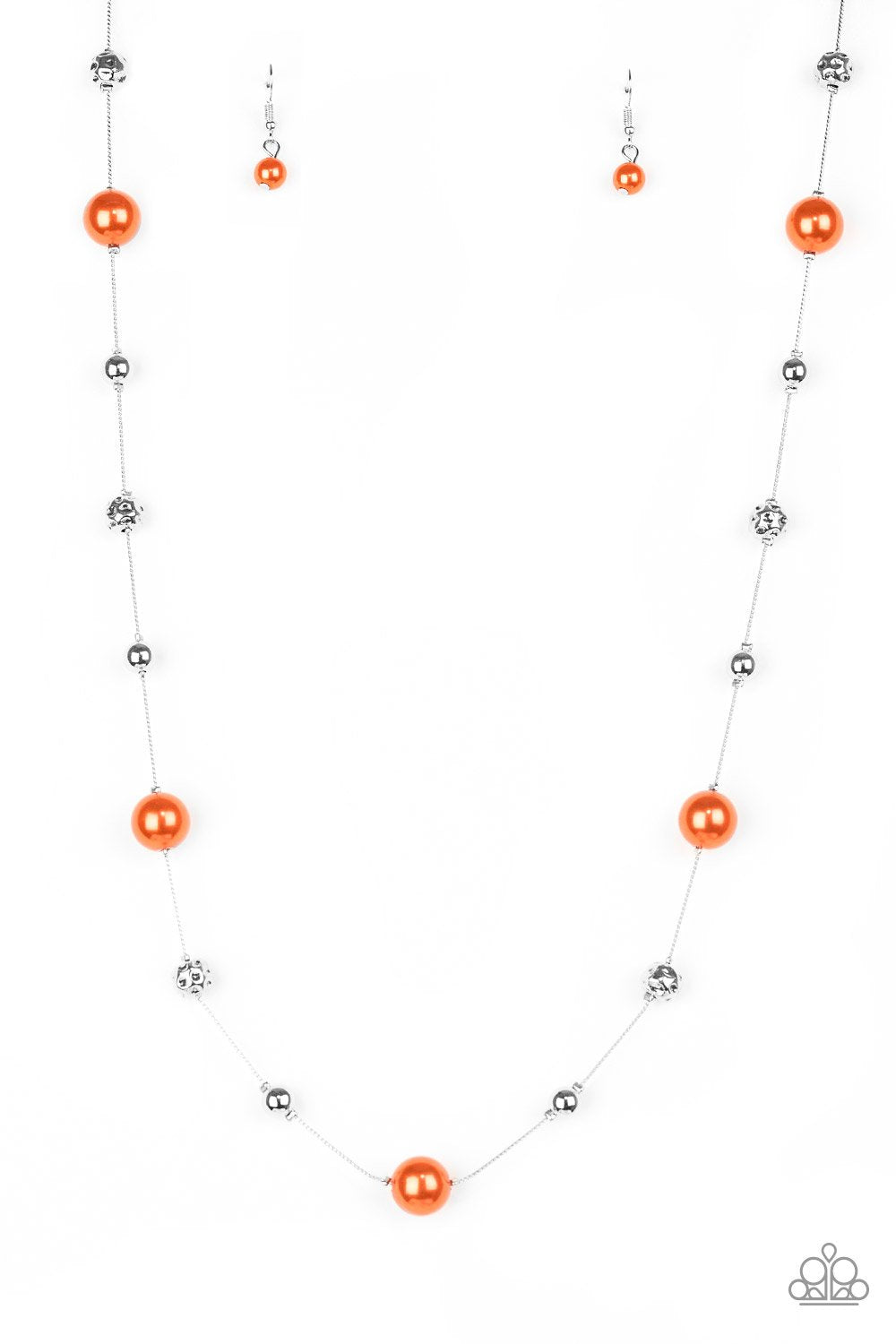 Eloquently Eloquent - Orange Necklace freeshipping - JewLz4u Gemstone Gallery