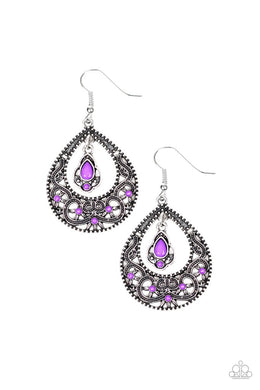 All-Girl Glow Purple Earring freeshipping - JewLz4u Gemstone Gallery