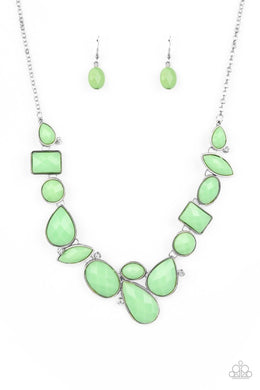 Mystical Mirage - Green Necklace freeshipping - JewLz4u Gemstone Gallery