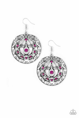 Choose To Sparkle - Pink Earring freeshipping - JewLz4u Gemstone Gallery