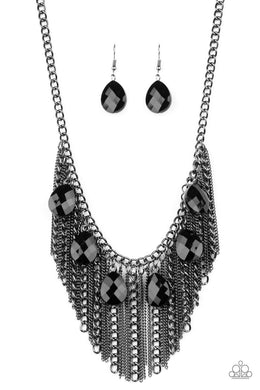 Vixen Conviction- Black Necklace freeshipping - JewLz4u Gemstone Gallery