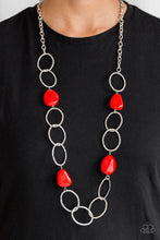 Load image into Gallery viewer, Modern Day Malibu Red Necklace freeshipping - JewLz4u Gemstone Gallery
