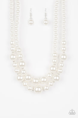 The More The Modest - White (Pearls) Necklace freeshipping - JewLz4u Gemstone Gallery