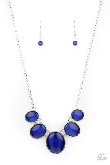 One Can Only GLEAM Blue Necklace freeshipping - JewLz4u Gemstone Gallery