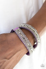 Load image into Gallery viewer, Shimmer and Sass - Purple Urban Bracelet freeshipping - JewLz4u Gemstone Gallery

