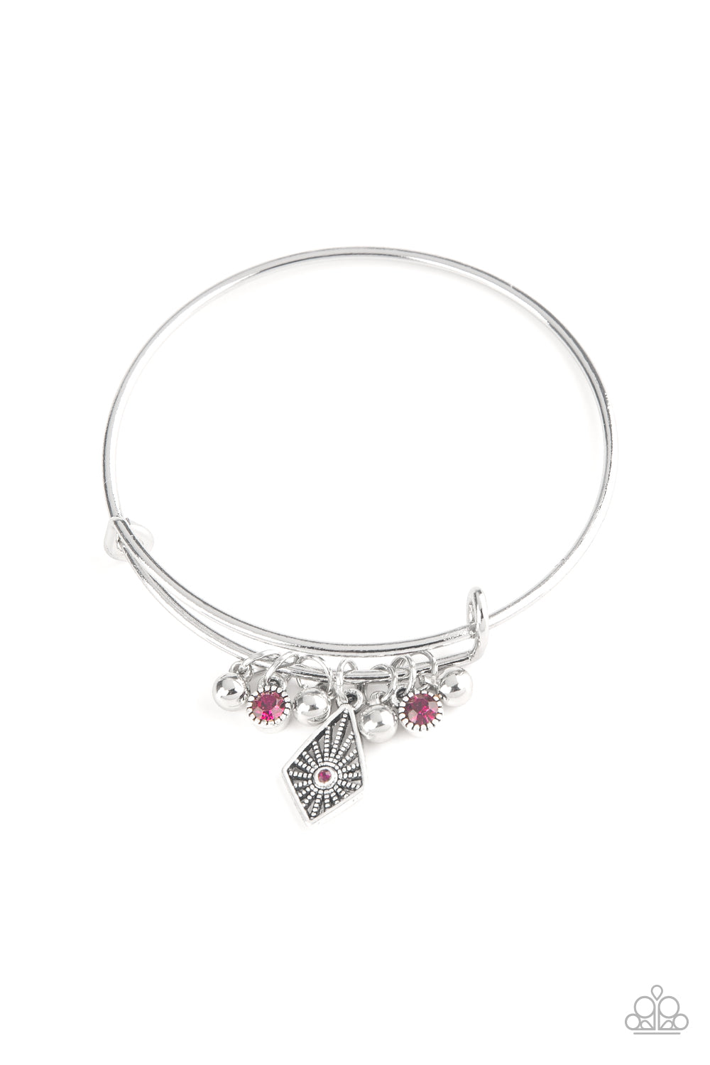 Treasure Charms - Pink Bracelet freeshipping - JewLz4u Gemstone Gallery