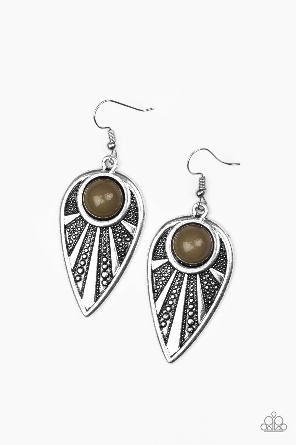 Take A Walkabout - Green Earring