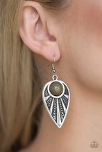 Load image into Gallery viewer, Take A Walkabout - Green Earring
