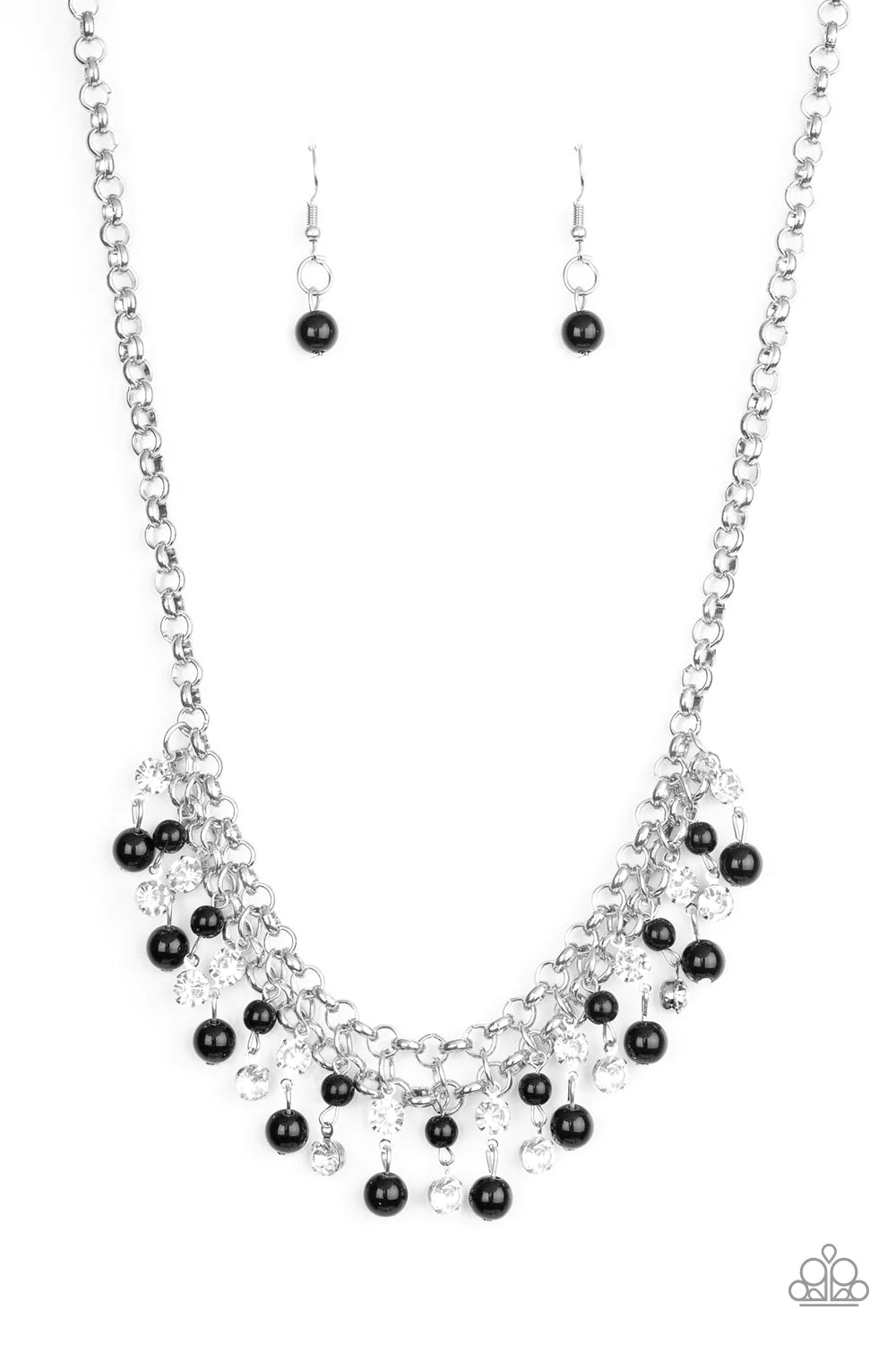 You May Kiss The Bride - Black Necklace