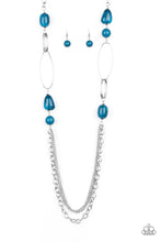 Load image into Gallery viewer, Pleasant Promenade - Blue Necklace
