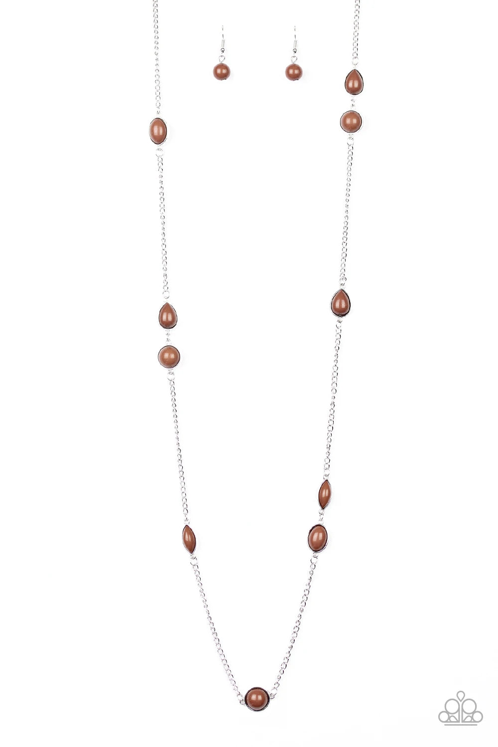 Pacific Piers - Brown Necklace