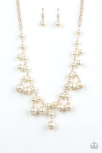 Load image into Gallery viewer, Soon To Be Mrs. - Gold (White Pearls) Necklace freeshipping - JewLz4u Gemstone Gallery
