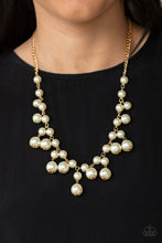 Load image into Gallery viewer, Soon To Be Mrs. - Gold (White Pearls) Necklace freeshipping - JewLz4u Gemstone Gallery
