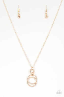 Timeless Trio - gold Necklace freeshipping - JewLz4u Gemstone Gallery