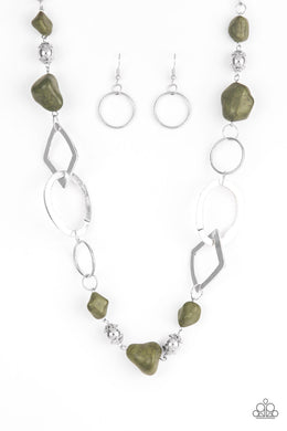 That's TERRA-ific! - Green Necklace freeshipping - JewLz4u Gemstone Gallery