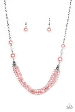 One-WOMAN Show - Pink Necklace freeshipping - JewLz4u Gemstone Gallery