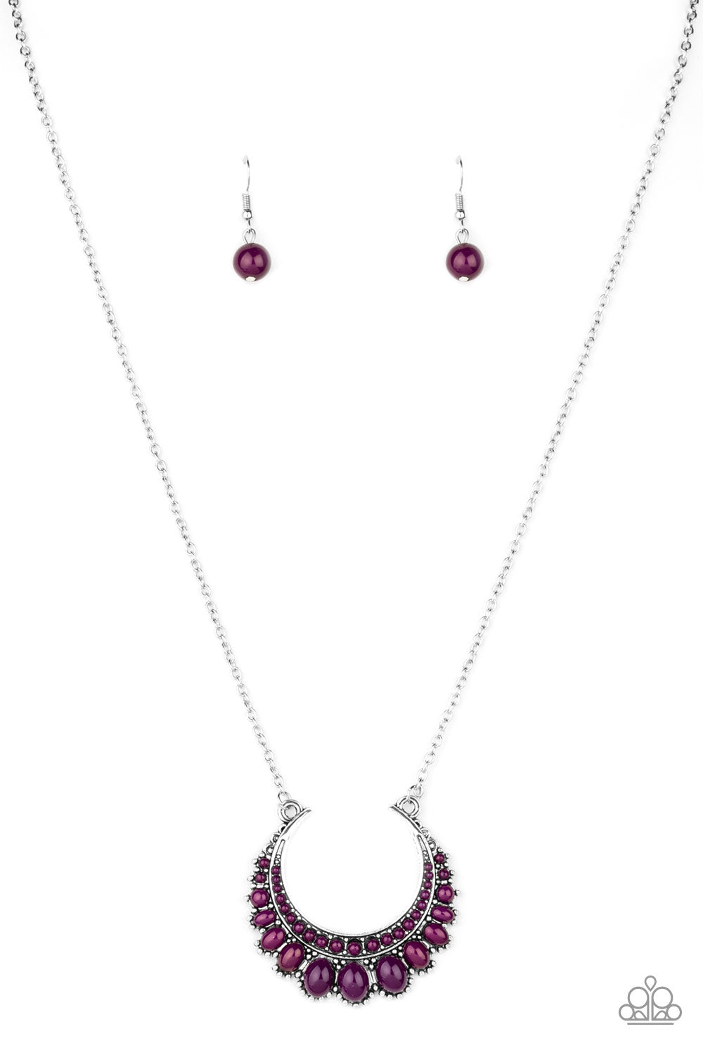Count To ZEN - Purple Necklace freeshipping - JewLz4u Gemstone Gallery