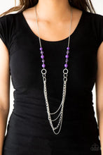 Load image into Gallery viewer, Vividly Vivid - Purple Necklace
