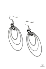 Load image into Gallery viewer, Shimmer Surge Black (Gunmetal) Earring freeshipping - JewLz4u Gemstone Gallery
