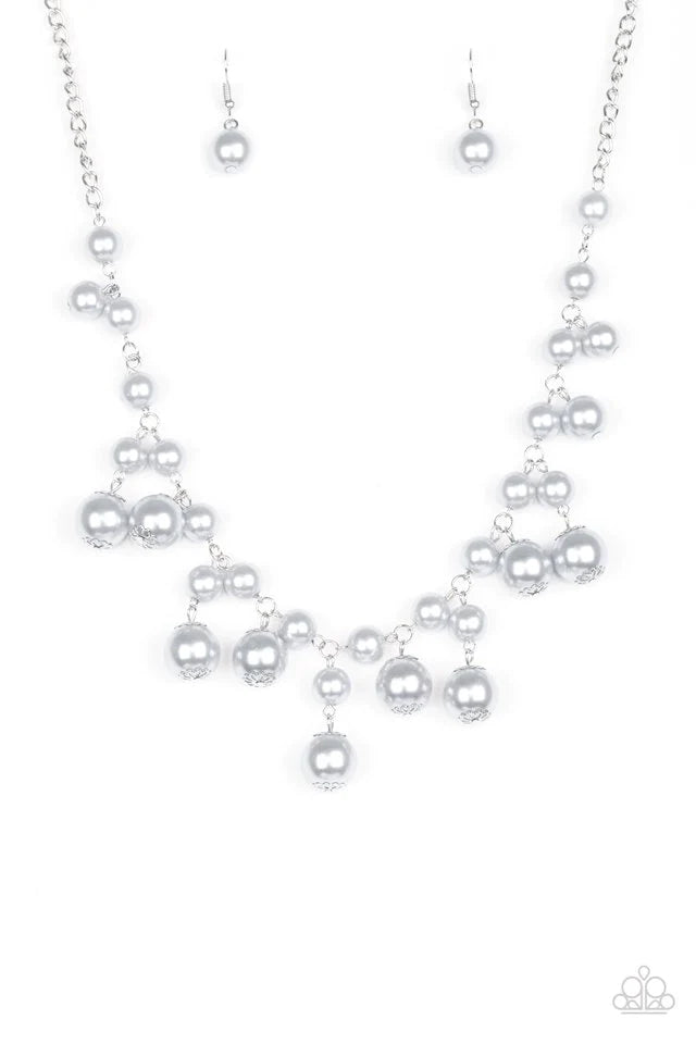 Soon to be Mrs. - Silver (Pearls) Necklace