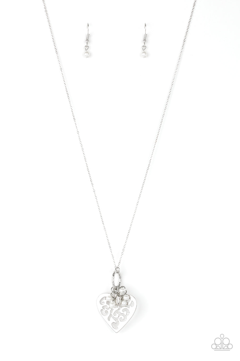 Romeo Romance White Pearl Necklace freeshipping - JewLz4u Gemstone Gallery