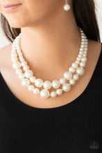 Load image into Gallery viewer, The More The Modest - White (Pearls) Necklace freeshipping - JewLz4u Gemstone Gallery
