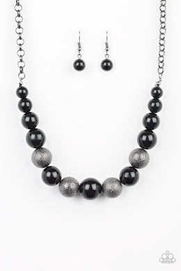 Color Me CEO - Black (Gunmetal) Necklace freeshipping - JewLz4u Gemstone Gallery