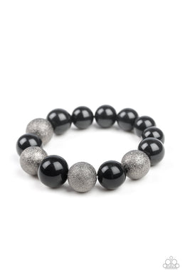 Humble Hustle - Black (Gunmetal) Necklace freeshipping - JewLz4u Gemstone Gallery