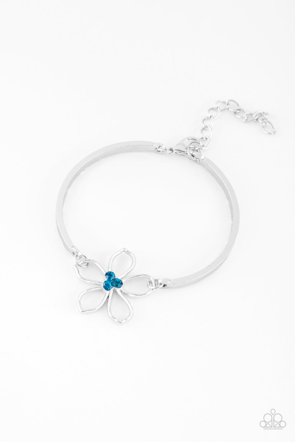 Hibiscus Hipster - Blue Bracelet freeshipping - JewLz4u Gemstone Gallery