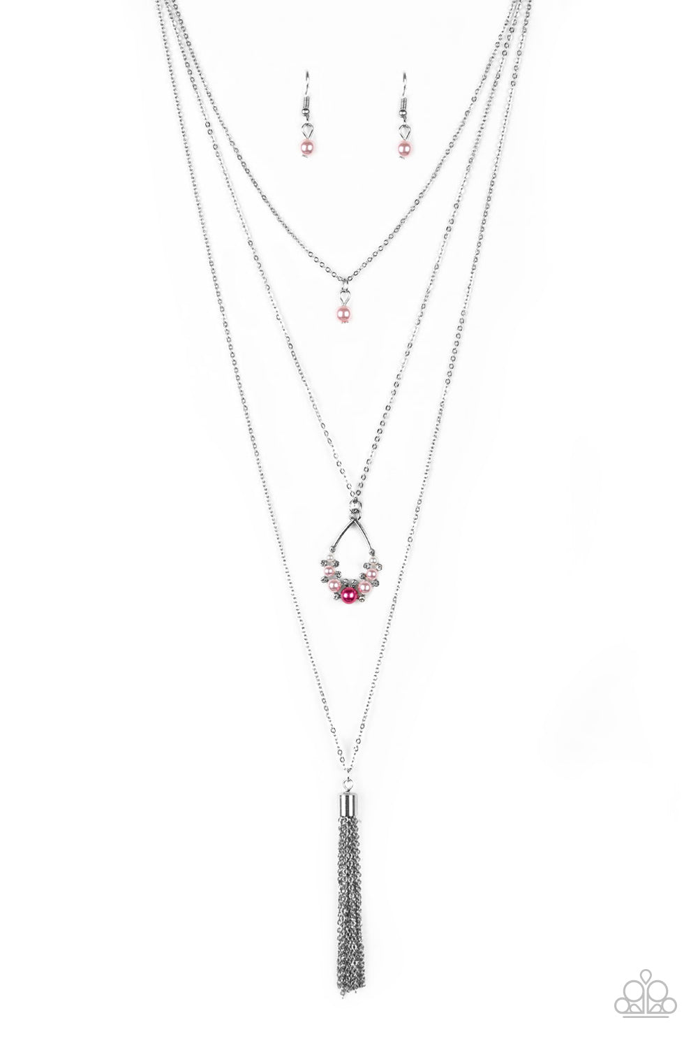 Be Fancy - Multi (Pink Pearl) Necklace freeshipping - JewLz4u Gemstone Gallery