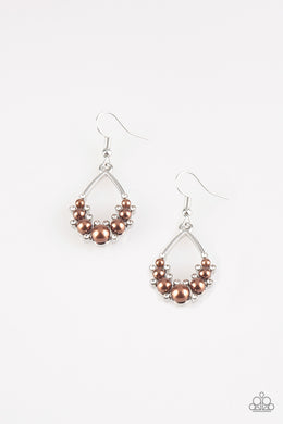 Fancy First - Brown Earrings freeshipping - JewLz4u Gemstone Gallery