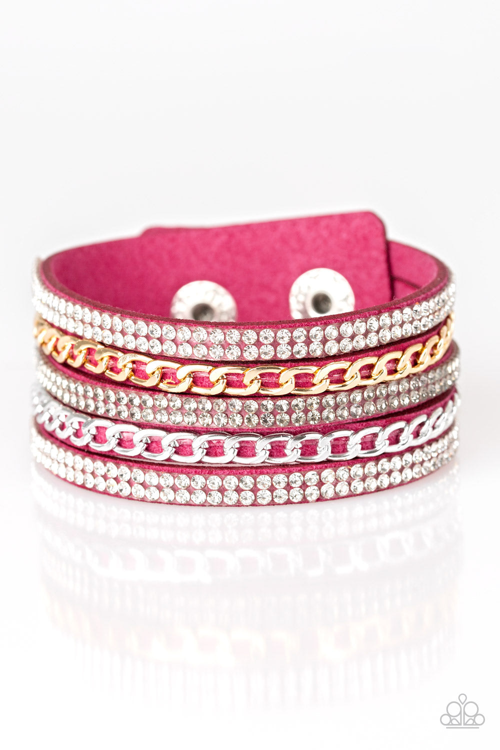 Fashion Fiend - Pink Urban Bracelet freeshipping - JewLz4u Gemstone Gallery