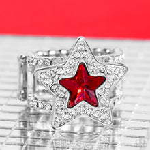 Load image into Gallery viewer, One Nation Under Sparkle - Red (Star) Ring
